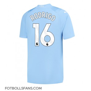 Manchester City Rodri Hernandez #16 Replika Hemmatröja 2023-24 Kortärmad